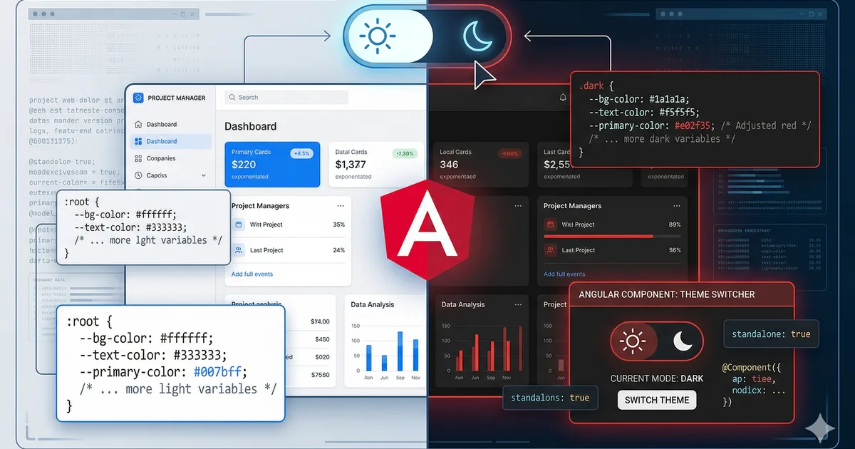 Implement perfect dark mode with CSS and Angular
