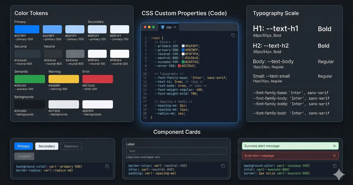 Building a design system from scratch with CSS Custom Properties